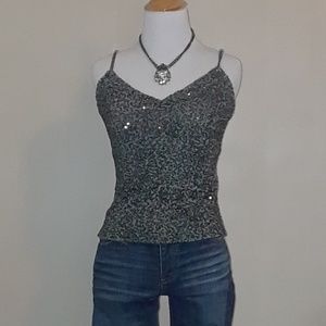 EUC The Limited sequined camisole
